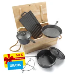 El Fuego AY 466 Dutch Oven Set, 7-teilig + 30€ Filial-Gutschein