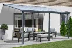 Home Deluxe 9762 Terrassenüberdachung Solis, 312 X 226/278 X 303 Cm