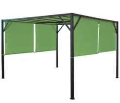 Ersatzbezug Für Dach Pergola Pavillon Beja 3x3m ~ Grün -Buschbeck Geschäft 2122966004 prod 003