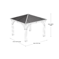 Westmann Holz Pavillon Devon 12x12 9 Westmann Holz Pavillon Devon 12x12 -Buschbeck Geschäft 2149624000 prod 004