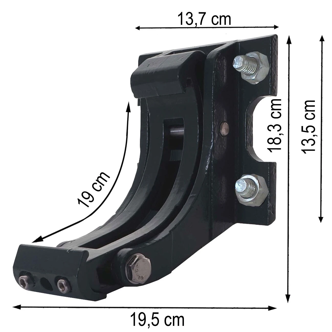 2er-Set Wandhalterung Für Markise H122, H123, Wandkonsole Wandmontage Adapter ~ Anthrazit 2 2er-Set Wandhalterung Für Markise H122, H123, Wandkonsole Wandmontage Adapter ~ Anthrazit – Bild 2