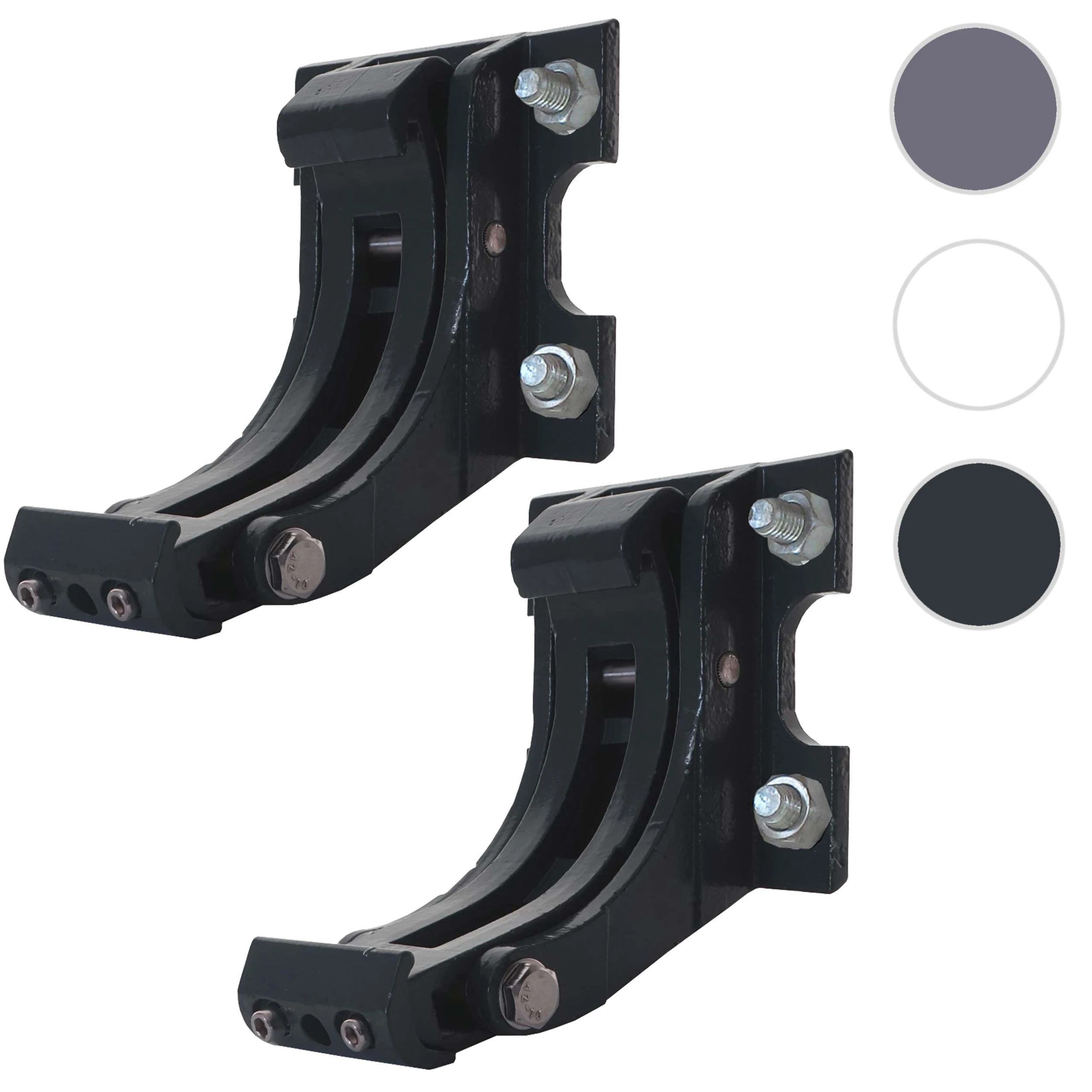 2er-Set Wandhalterung Für Markise H122, H123, Wandkonsole Wandmontage Adapter ~ Anthrazit 4 2er-Set Wandhalterung Für Markise H122, H123, Wandkonsole Wandmontage Adapter ~ Anthrazit – Bild 4