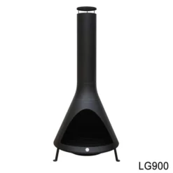 'Westmann Feuerstelle Inkl. Rauchablass Schwarz