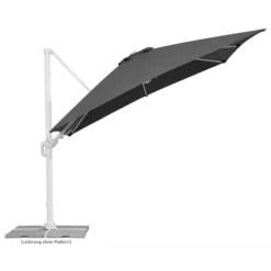 Schneider® Schneider Ampelschirm Rhodos Twist Bianco, Ca. 300x300 Cm, Anthrazit -Buschbeck Geschäft 2198929001 prod 002