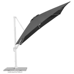 Schneider® Schneider Ampelschirm Rhodos Twist Bianco, Ca. 300x300 Cm, Anthrazit -Buschbeck Geschäft 2198929001 prod 003