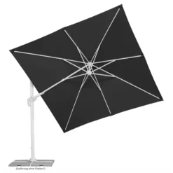 Schneider® Schneider Ampelschirm Rhodos Twist Bianco, Ca. 300x300 Cm, Anthrazit -Buschbeck Geschäft 2198929001 prod 006