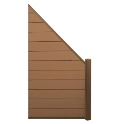 WPC-Sichtschutz Savoie, Windschutz Zaun, Alu-Pfosten ~ Erweiterungselement Schräg Links, 0,95m Teak 8 WPC-Sichtschutz Savoie, Windschutz Zaun, Alu-Pfosten ~ Erweiterungselement Schräg Links, 0,95m Teak -Buschbeck Geschäft 2204365034 prod 003
