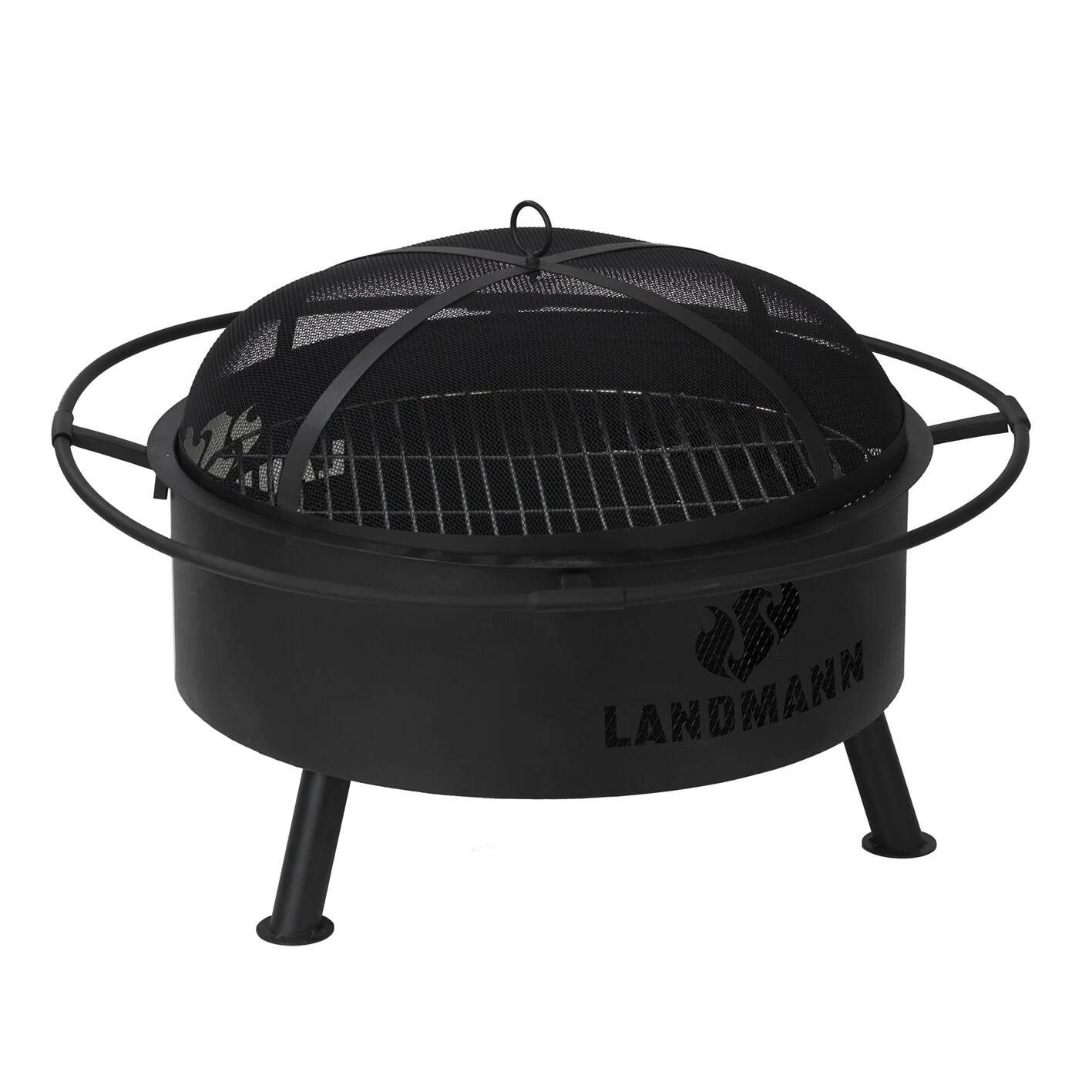 Landmann Feuerkorb & Grill Industrial Design 2in1 Schwarz FP-III-780BKXX 1 Landmann Feuerkorb & Grill Industrial Design 2in1 Schwarz FP-III-780BKXX