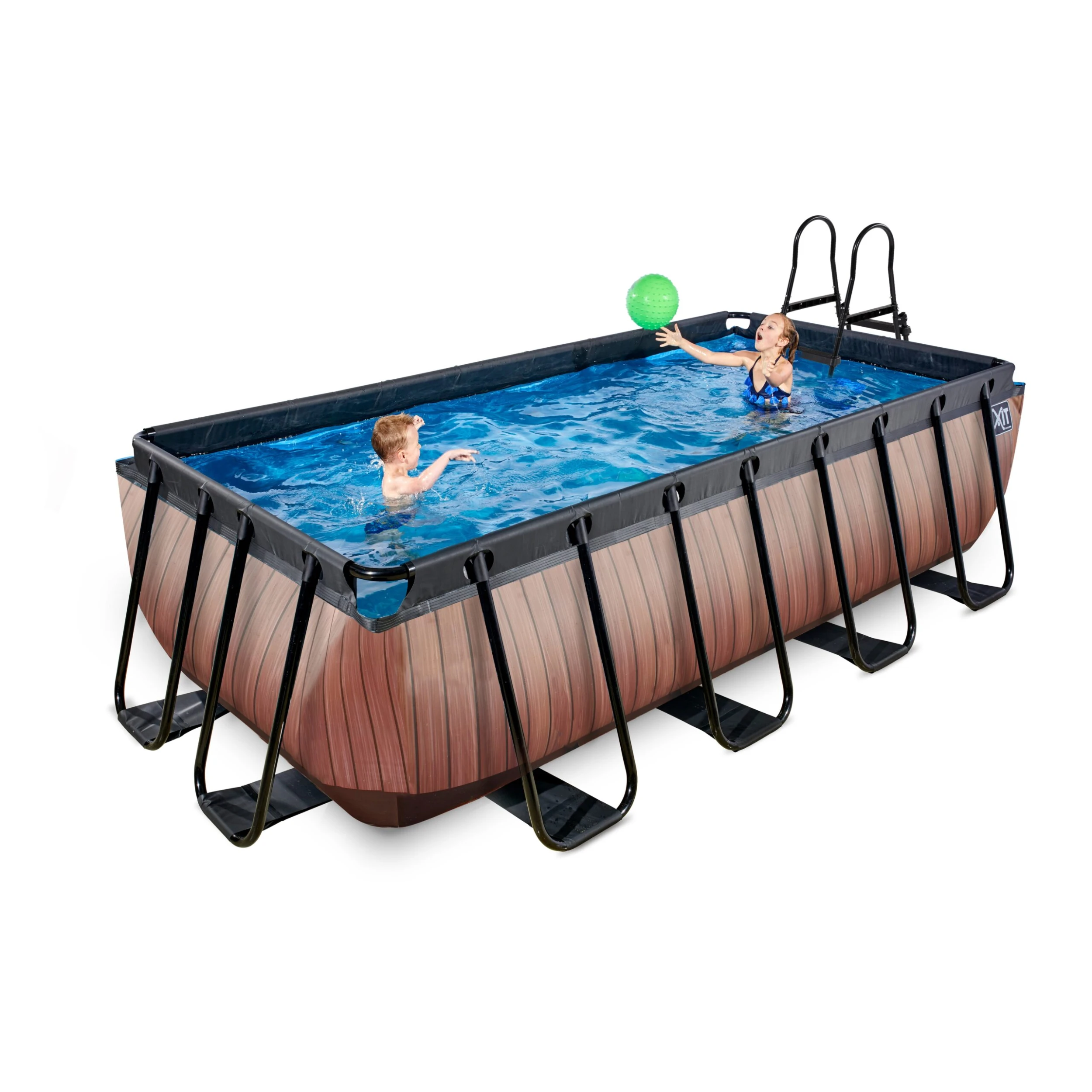EXIT Frame Pool 400x200x100cm Mit Filterpumpe, Versch. Ausführungen 4 EXIT Frame Pool 400x200x100cm Mit Filterpumpe, Versch. Ausführungen – Bild 4