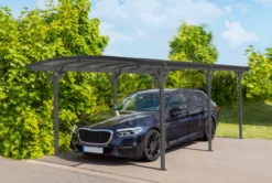 Westmann Aluminium Runddach Carport Bergen Anthrazit Versch. Ausführungen -Buschbeck Geschäft 2284298000 prod 004 scaled