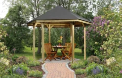 Weka 6-Eck Pavillon 656 -versch. Ausführungen