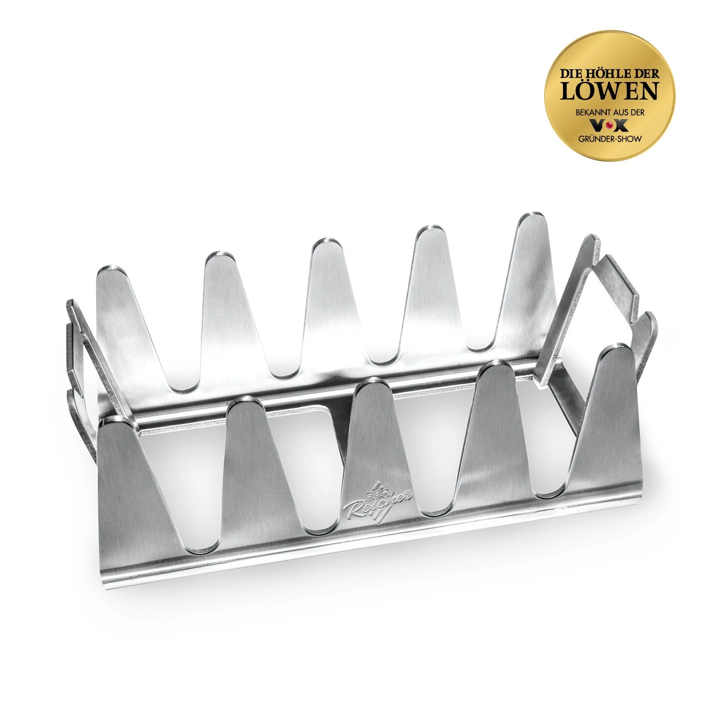 BBQ Rescher Multi-Grillständer 19,5x9,5x7cm Edelstahl 1 BBQ Rescher Multi-Grillständer 19,5x9,5x7cm Edelstahl