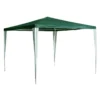 VCM Pavillon 3x3 M In Grün PE Plane Partyzelt Gartenzelt Stahlgestell Festivalzelt