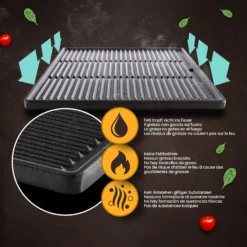 CLP Gusseisen-Grillplatte I Für Gasgrill, Kohlegrill & Elektrogrill -Buschbeck Geschäft 8600246500 161579645 prod 005