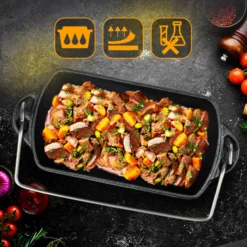 CLP Dutch Oven Gusseisen-Bräter Eckig I Backform & Auflaufform I Back-Topf Mit Deckel -Buschbeck Geschäft 8600246500 317364 prod 005