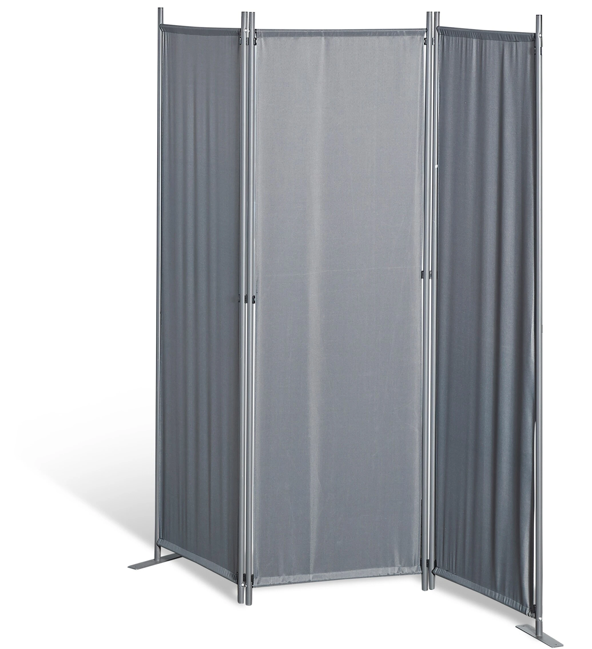 Grasekamp Stellwand 165x170 Cm Dreiteilig - Grau - Paravent Raumteiler Trennwand Sichtschutz 1 Grasekamp Stellwand 165x170 Cm Dreiteilig - Grau - Paravent Raumteiler Trennwand Sichtschutz