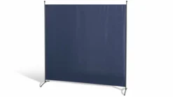 Grasekamp Stellwand 180 X 180 Cm - Blau - Paravent Raumteiler Trennwand Sichtschutz