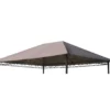 Grasekamp Ersatzdach 3x4m Stil Pavillon Taupe Ersatzplane Ersatzbezug Plane