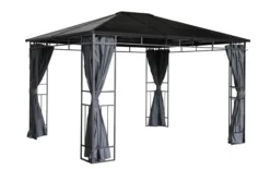 Alternative view of Grasekamp Hardtop Pavillon Limone 3x3,6m Inkl. Seitenteile - Doppelstegplatten Hohlkammer Polycarbonat