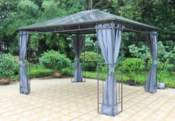 Grasekamp Hardtop Pavillon Limone 3x3,6m Inkl. Seitenteile - Doppelstegplatten Hohlkammer Polycarbonat -Buschbeck Geschäft 8600280600 48746 prod 004 scaled