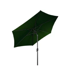 LEX Sonnenschirm Mit Knick-Funktion, Ø 3m, Grün