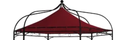 DEGAMO Ersatzdach Für Pavillon MODENA, Polyester PVC-beschichtet Bordeaux