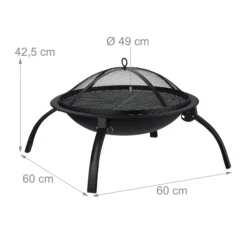 Relaxdays XL Feuerschale Mit Grillzubehör 9 Relaxdays XL Feuerschale Mit Grillzubehör -Buschbeck Geschäft 8600323900 100265461013 prod 004