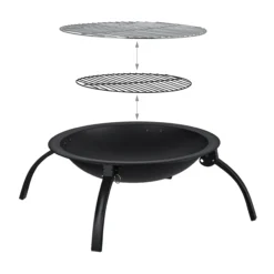 Relaxdays XL Feuerschale Mit Grillzubehör 11 Relaxdays XL Feuerschale Mit Grillzubehör -Buschbeck Geschäft 8600323900 100265461013 prod 006