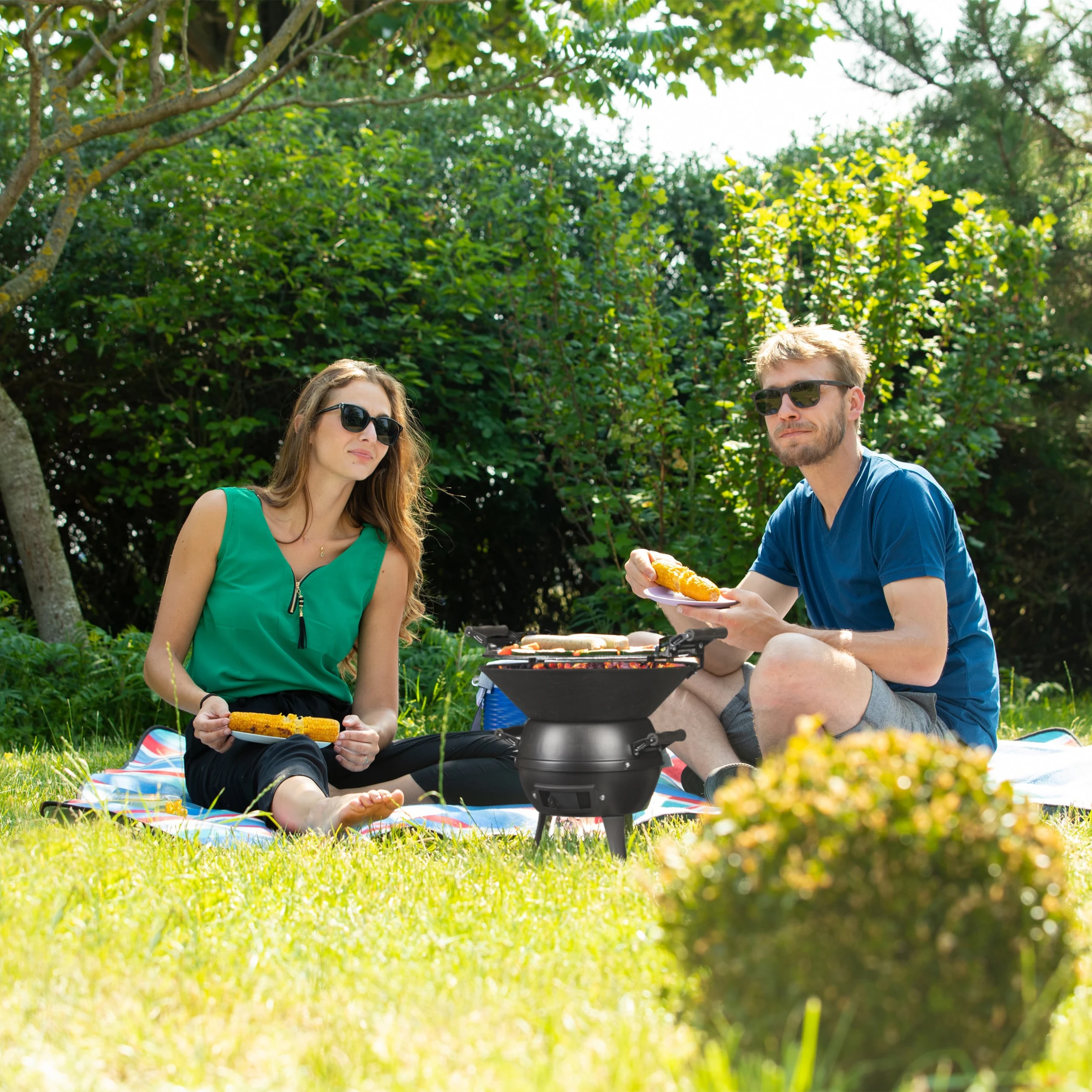 Relaxdays Grillfass Aus Gusseisen 3 Relaxdays Grillfass Aus Gusseisen – Bild 3