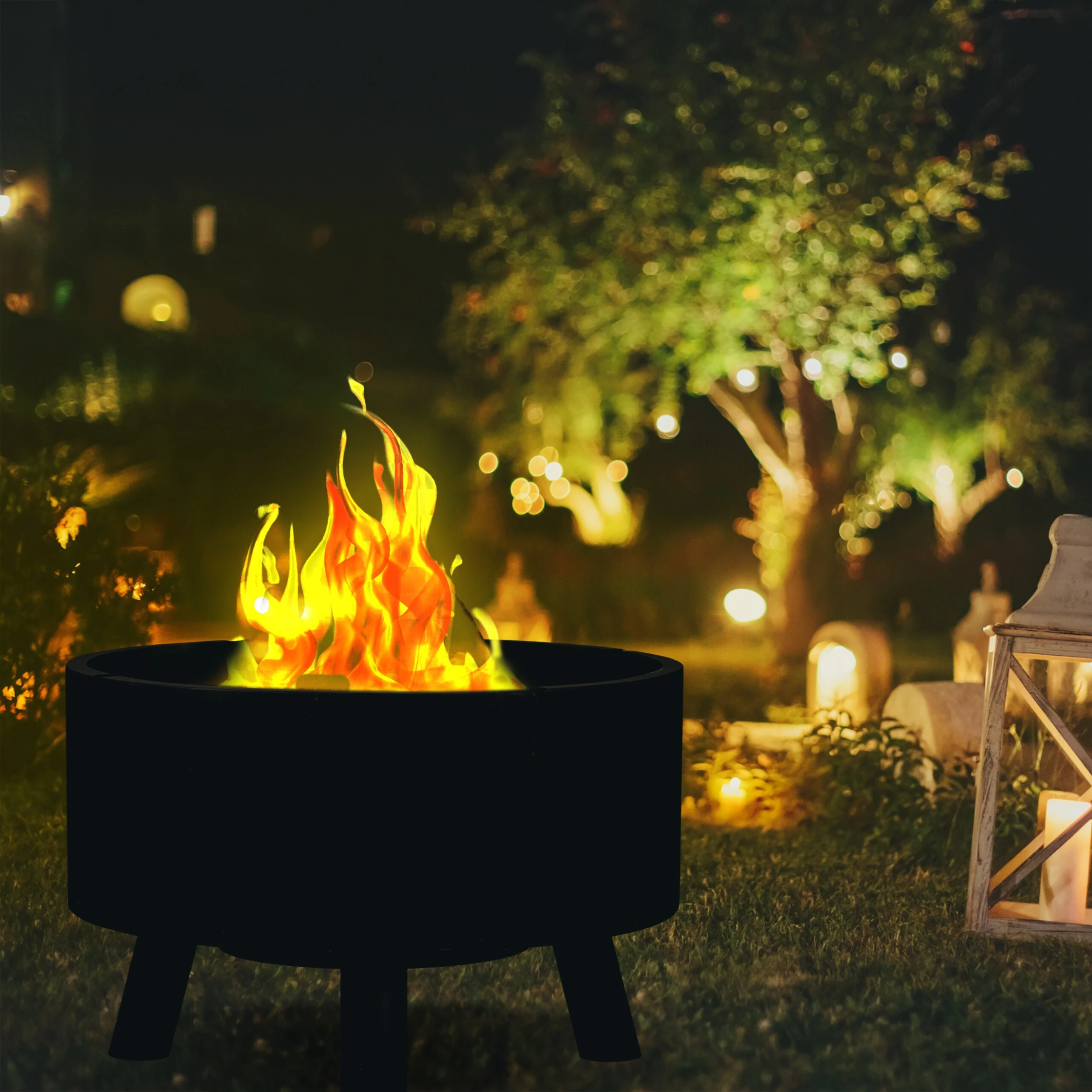 Relaxdays Feuerschale mit Flammenschutz 5 Relaxdays Feuerschale mit Flammenschutz – Bild 5