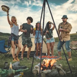 Relaxdays Schwenkgrill Dreibein Mit Grillrost -Buschbeck Geschäft 8600323900 100338460 prod 003