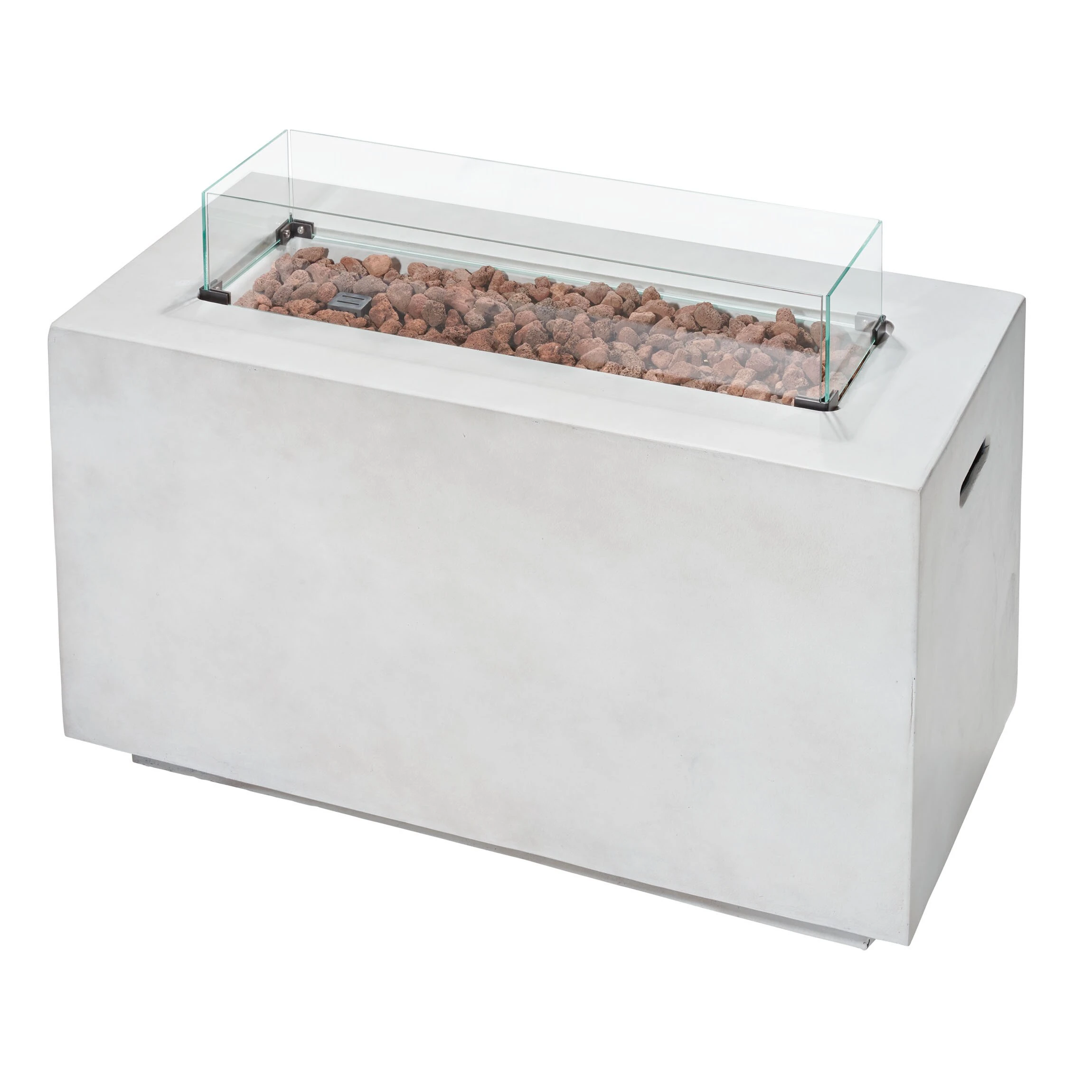 AMARE Gasfeuerstelle Feuertisch Outdoor Rechteckig 2 AMARE Gasfeuerstelle Feuertisch Outdoor Rechteckig – Bild 2