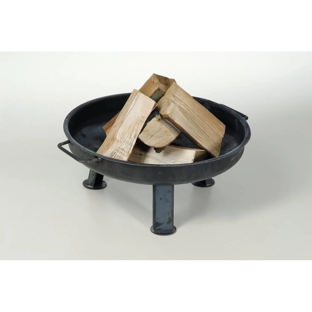 Acerto® Massive Feuerschale 80 Cm + 5 Stk Kaminholz 2 Acerto® Massive Feuerschale 80 Cm + 5 Stk Kaminholz – Bild 2