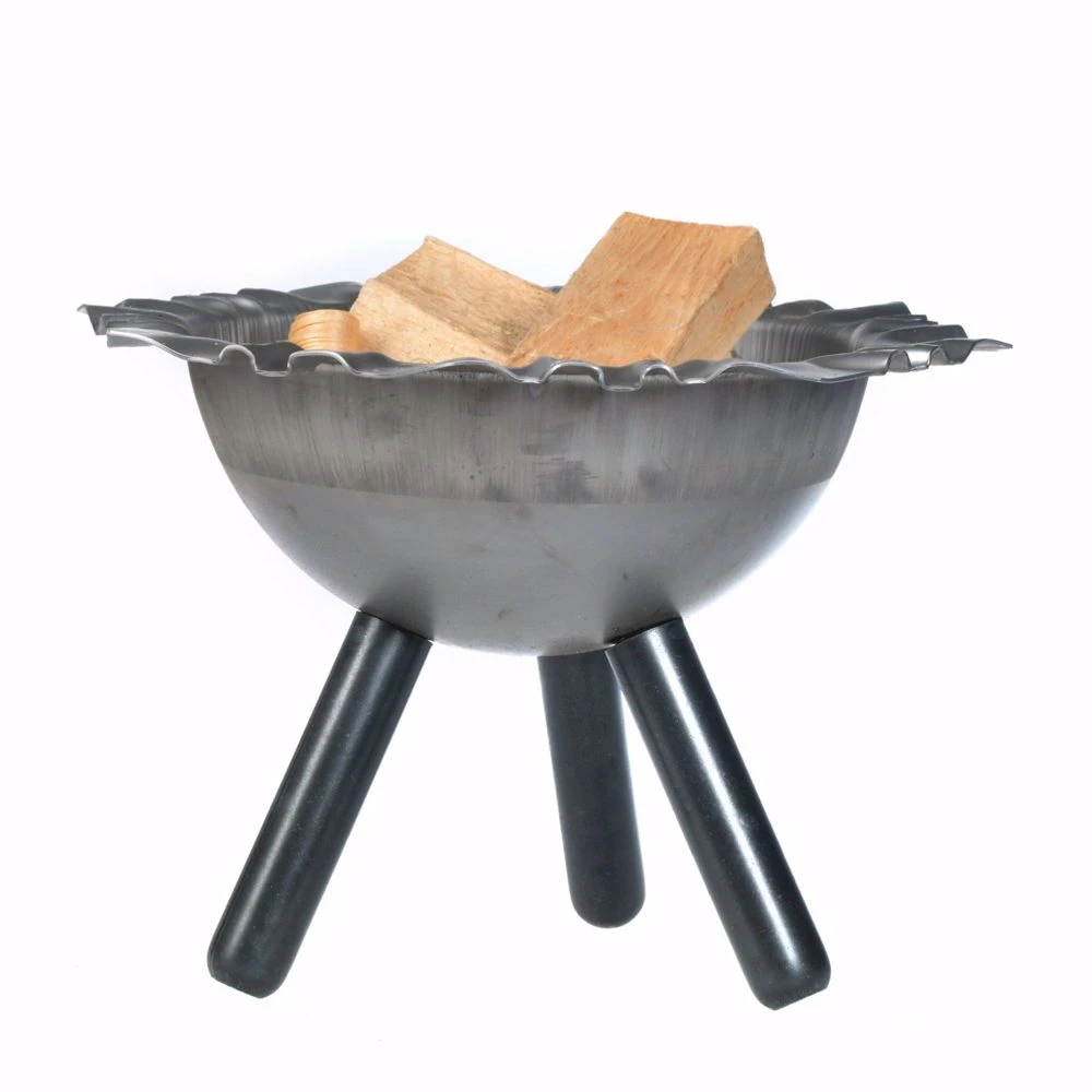 Acerto® Massive Feuerschale 40cm + 5 Stk. Kaminholz 1 Acerto® Massive Feuerschale 40cm + 5 Stk. Kaminholz