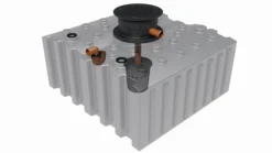 GreenLife Regenwasser-Flachtank 5.000 L Mit Biovitor Regenwassertank Bodentank