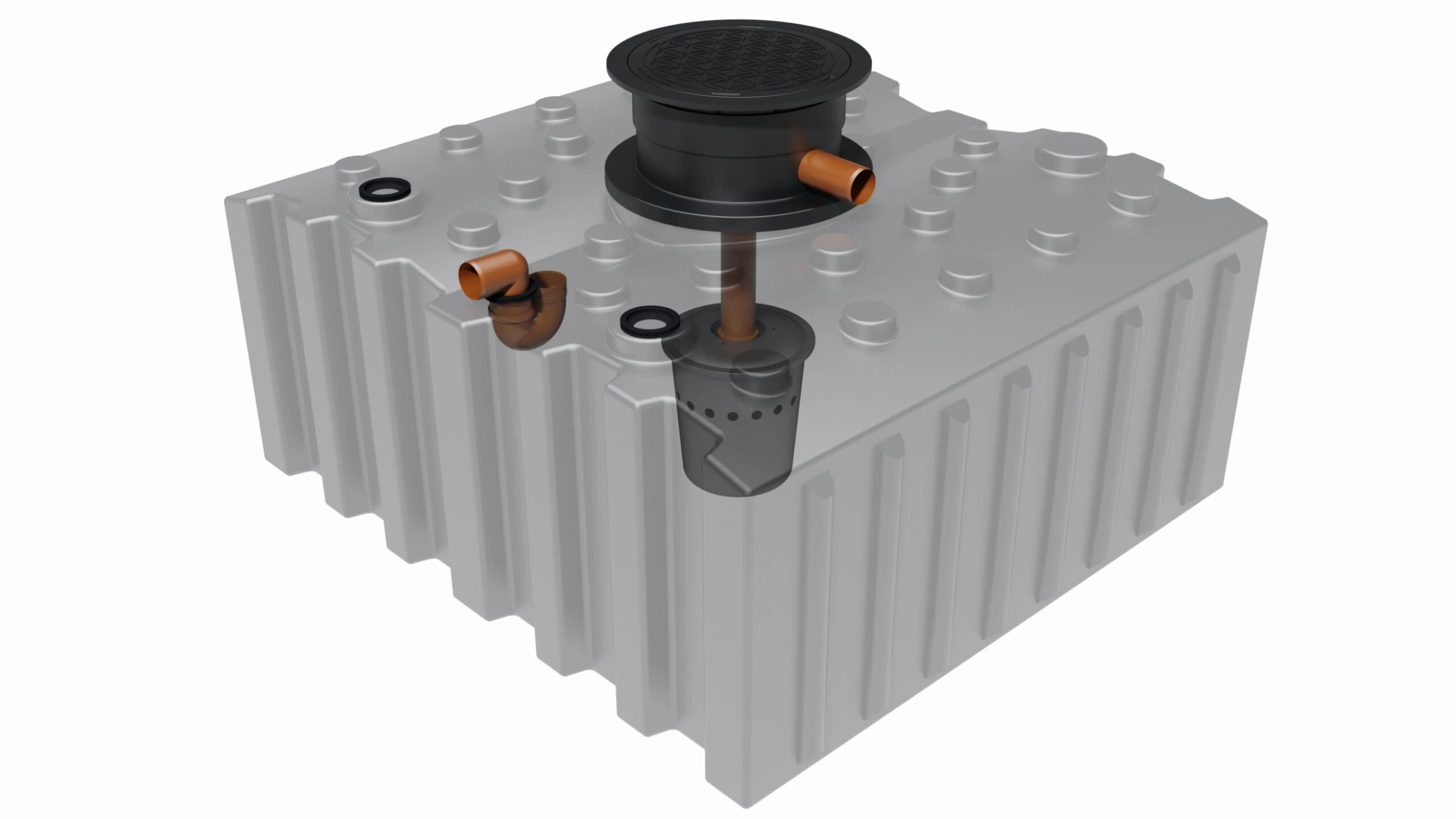 GreenLife Regenwasser-Flachtank 5.000 L Mit Biovitor Regenwassertank Bodentank 1 GreenLife Regenwasser-Flachtank 5.000 L Mit Biovitor Regenwassertank Bodentank