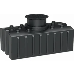 GreenLife Regenwasser-Flachtank 2.000 L Mit Ausgleichsdom Und Begehbarer Abdeckung