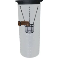 GreenLife Sickerschacht 500 L Gartenentwässerung Regenwassertank Mit Sieb