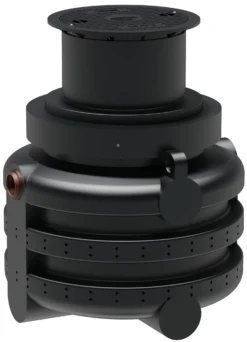 GreenLife Sickerschacht 1.000 L Gartenentwässerung Mit Sieb Ablauf