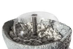 GreenLife Springbrunnen-Set Für Den Dekor-Regenspeicher "Hinkelstein", Granitgrau -Buschbeck Geschäft 8600335800 49395 prod 003