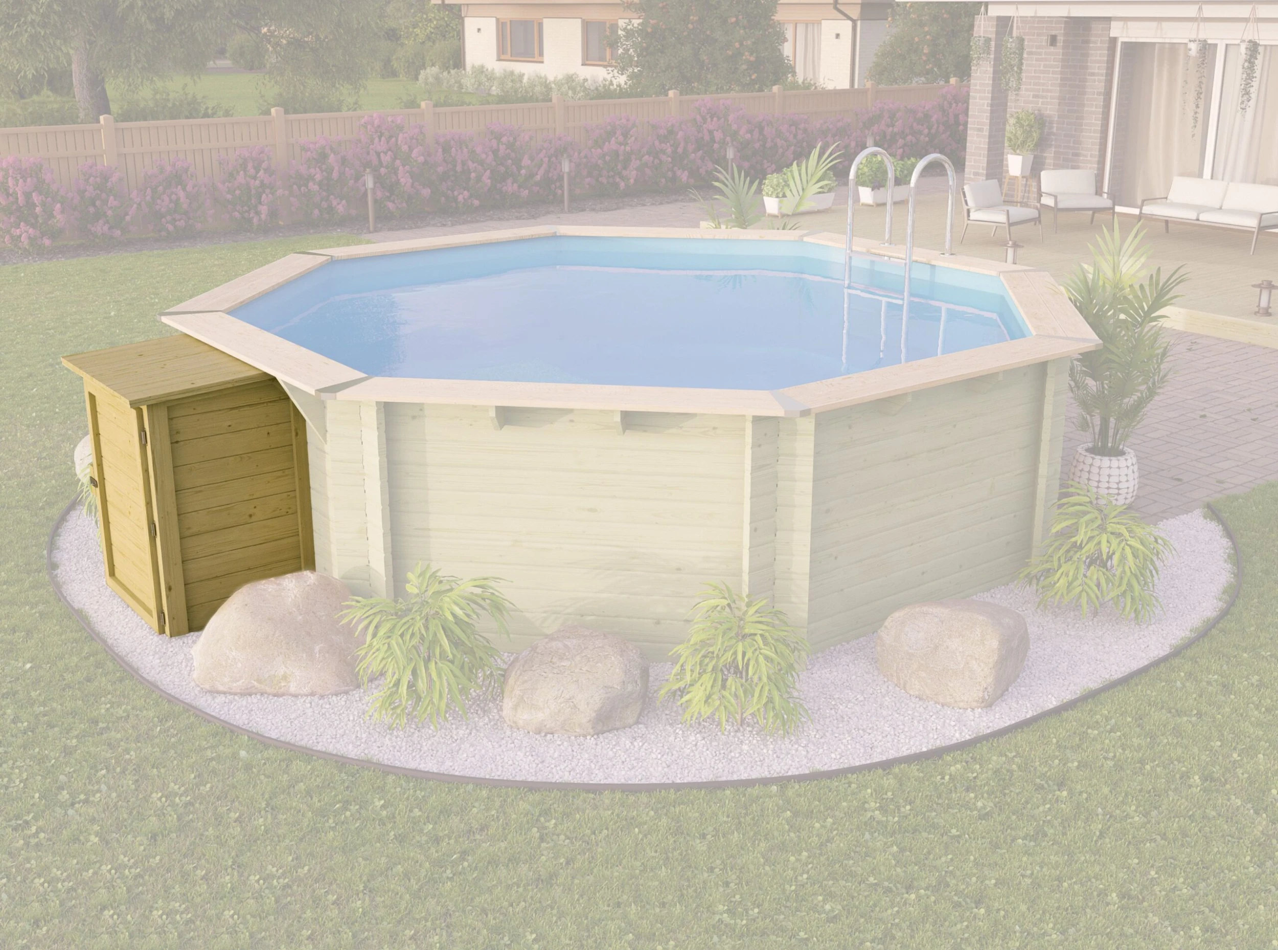 CHILLROI Holz Box Für Pooltechnik | Nordisches Fichtenholz | 28mm Wandbohlen Stärke 2 CHILLROI Holz Box Für Pooltechnik | Nordisches Fichtenholz | 28mm Wandbohlen Stärke – Bild 2
