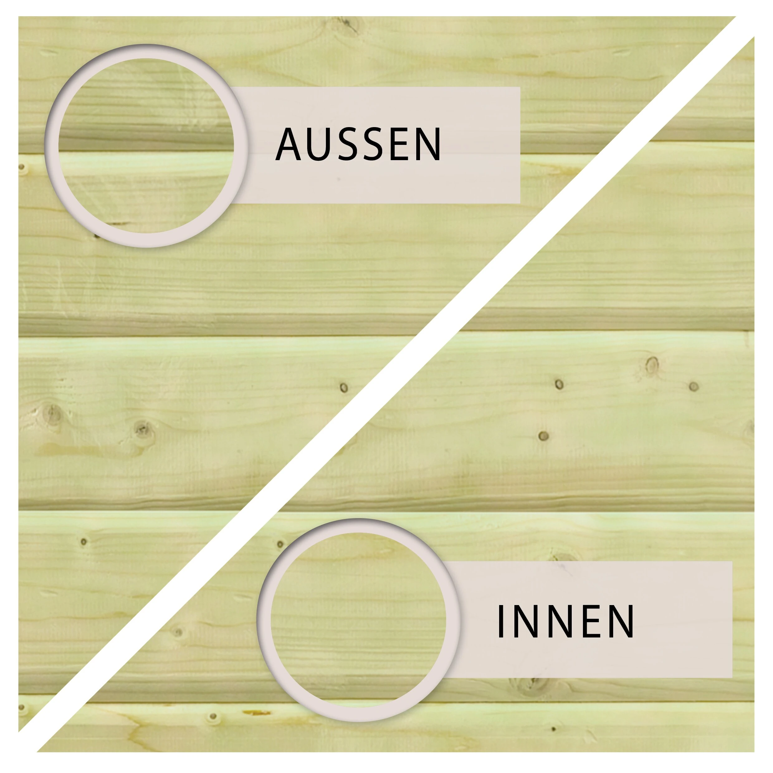 Karibu Massivholz (kdi) Pool "Netto 1" SET Mit Innenhülle Blau, Skimmer & Leiter 6 Karibu Massivholz (kdi) Pool "Netto 1" SET Mit Innenhülle Blau, Skimmer & Leiter – Bild 6
