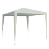 Outsunny Gartenpavillon Mit Klicksystem Weiß 270 X 270 X 245 Cm (LxBxH) | Gartenzelt Partyzelt Bierzelt Festzelt Pavillon