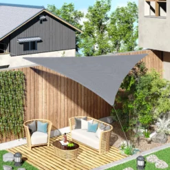 Outsunny Sonnensegel Als Dreieck 400 X 400 X 400 Cm | Sonnendach Sonnenschutz Rechtecke Dreiecke Quadrat -Buschbeck Geschäft 8600336600 01 0621 prod 003
