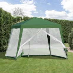 Outsunny Pavillon Mit Moskitonetz 300 X 300 X 235 Cm (LxBxH) | Gartenzelt Partyzelt Festzelt Gartenpavillon 8 Outsunny Pavillon Mit Moskitonetz 300 X 300 X 235 Cm (LxBxH) | Gartenzelt Partyzelt Festzelt Gartenpavillon -Buschbeck Geschäft 8600336600 84C 090GN prod 003