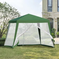 Outsunny Pavillon Mit Moskitonetz 300 X 300 X 235 Cm (LxBxH) | Gartenzelt Partyzelt Festzelt Gartenpavillon 9 Outsunny Pavillon Mit Moskitonetz 300 X 300 X 235 Cm (LxBxH) | Gartenzelt Partyzelt Festzelt Gartenpavillon -Buschbeck Geschäft 8600336600 84C 090GN prod 004