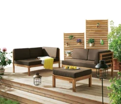 Outdoor-Sichtschutz, Klein Lamellen Hellbraun 120 Cm 5 Outdoor-Sichtschutz, Klein Lamellen Hellbraun 120 Cm -Buschbeck Geschäft 8600342900 8147302 prod 003