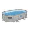 Oval Pool Set 56946 Power Steel Swim Vista Series