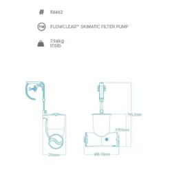 Skimatic Filterpumpe 58462 Flowclear -Buschbeck Geschäft 8600342900 9423648 prod 004