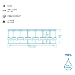 Pool Set 5612Z Steel Pro MAX Ø488 X H122 Cm -Buschbeck Geschäft 8600342900 9425146 prod 003